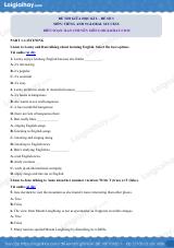 Đề thi giữa kì 2 Tiếng Anh 9 Global Success - Đề số 3